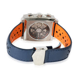 Tag Heuer Monaco Gulf Automatic Chronograph Blue Dial Blue Leather Strap Watch for Men - CBL2115.FC6494 Authentic Buy Shop Now