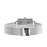 Armani Exchange Lola Quartz Silver Dial Silver Mesh Strap Watch For Women - AX5800 Authentic Buy Shop Now