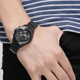 Armani Exchange Drexler Chronograph Black Dial Black Steel Strap Watch For Men - AX2601 Authentic Buy Shop Now