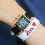 Marc Jacobs Vic Black Dial Black Leather Strap Watch for Women - MJ1522 Authentic Buy Shop Now