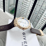 Salvatore Ferragamo F-80 Classic White Dial Brown Leather Strap Watch for Men - SFDT00819 Authentic Buy Shop Now