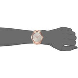 Michael Kors Slim Runway White Dial Rose Gold Steel Strap Watch For Women - MK3804 Authentic Buy Shop Now