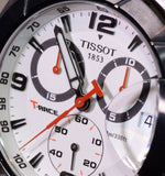 Tissot T Race Chronograph White Dial Black Rubber Strap Watch for Men - T048.417.27.037.00 Authentic Buy Shop Now
