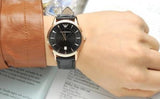 Emporio Armani Classic Black Dial Black Leather Strap Watch for Women - AR2445 Authentic Buy Shop Now