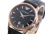 Emporio Armani Classic Black Dial Black Leather Strap Watch for Women - AR2445 Authentic Buy Shop Now