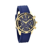 Guess Catalina Blue Gold Tone Blue Silicone Strap Watch For Women - W0562L2 Authentic Buy Shop Now