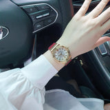 Versace Greca Silver Dial Red Leather Strap Watch for Women - VEVH00420 Authentic Buy Shop Now