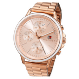 Tommy Hilfiger Carly Rose Gold Dial Rose Gold Steel Strap Watch for Women - 1781788 Authentic Buy Shop Now