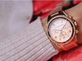 Michael Kors Blair Rose Gold Dial Rose Gold Steel Strap Watch for Women - MK5263 Authentic Buy Shop Now