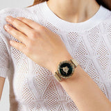 Versace Palazzo Empire Greca Green Dial Gold Mesh Bracelet Watch for Women - VEDV00819 Authentic Buy Shop Now