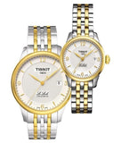 Tissot Le Locle Automatic Small Lady White Dial Two Tone Steel Strap Watch For Women - T41.2.183.34 Authentic Buy Shop Now