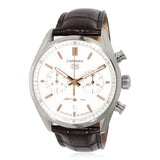 Tag Heuer Carrera Chronograph White Dial Brown Leather Strap Watch for Men - CBN2013.FC6483 Authentic Buy Shop Now