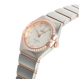 Omega Constellation Quartz Diamonds Mother of Pearl Dial Two Tone Steel Strap Watch for Women - 131.25.25.60.55.001 Authentic Buy Shop Now