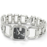 Gucci G Diamonds Black Dial Silver Steel Strap Watch For Women - YA125509 Authentic Buy Shop Now
