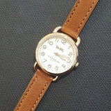 Coach Delancey Cream Dial Brown Leather Strap Watch For Women - 14502751 Authentic Buy Shop Now