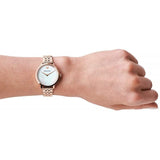 Emporio Armani Modern Mother of Pearl White Dial Rose Gold Steel Strap Watch for Women - AR11158 Authentic Buy Shop Now
