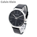 Calvin Klein Evan Black Dial Black Leather Strap Watch for Men - K7B211CZ Authentic Buy Shop Now