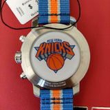 Tissot Quickster Chronograph NBA New York Kicks White Dial Multicolored Nato Strap Watch For Men - T095.417.17.037.06 Authentic Buy Shop Now