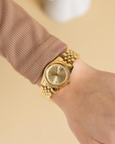 Michael Kors Lexington Analog Gold Dial Gold Steel Strap Watch for Women - MK4741 Authentic Buy Shop Now