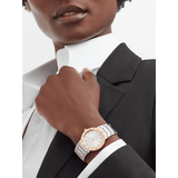 Bvlgari Bvlgari Bvlgari Lady Diamonds Silver Dial Silver Steel Strap Watch for Women - BVLGARI103577 Authentic Buy Shop Now