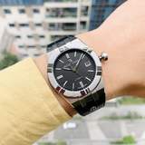 Maurice Lacroix Aikon Date Automatic Black Dial Black Leather Strap Watch For Men - AI6008-SS001-330-1 Authentic Buy Shop Now