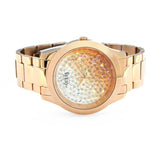 Guess Crush Rose Gold Dial Rose Gold Steel Strap Watch For Women - GW0020L3 Authentic Buy Shop Now