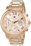 Tommy Hilfiger Claudia Rose Gold Dial Rose Gold Steel Strap Watch for Women - 1781743 Authentic Buy Shop Now