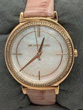 Michael Kors Cinthia Mother of Pearl Dial Pink Leather Strap Watch for Women - MK2663 Authentic Buy Shop Now