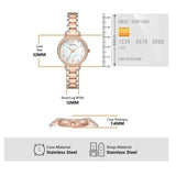 Emporio Armani Cleo Mother of Pearl Dial Two Tone Steel Strap Watch For Women - AR11499