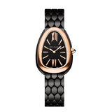 Bvlgari Serpenti Seduttori Black Dial Black Steel Strap Watch for Women - SERPENTI103704 Authentic Buy Shop Now