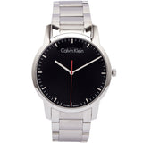 Calvin Klein City Black Dial Silver Steel Strap Watch for Men - K2G2G141 Authentic Buy Shop Now
