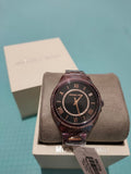 Michael Kors Lauryn Black Dial Purple Steel Strap Watch for Women - MK3724 Authentic Buy Shop Now