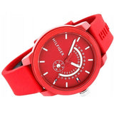 Tommy Hilfiger Denim Quartz Red Dial Red Rubber Strap Watch for Men - 1791480 Authentic Buy Shop Now