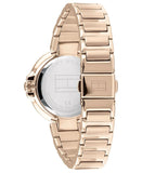 Tommy Hilfiger Angela Quartz White Dial Rose Gold Steel Strap Watch for Women - 1782124 Authentic Buy Shop Now