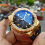 Maurice Lacroix Aikon Limited Edition Blue Dial Blue Leather Strap Watch For Men - AI6008-BRZ01-420-1 Authentic Buy Shop Now