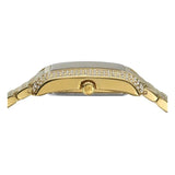 Michael Kors Emery Pave Analog Green Dial Gold Steel Strap Watch for Women - MK4742 Authentic Buy Shop Now
