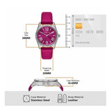 Michael Kors Lexington Quartz Fuchsia Dial Fuchsia Leather Strap Watch For Women - MK4749 Authentic Buy Shop Now