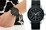 Michael Kors Runway Black Dial Black Rubber Strap Watch for Men - MK8107 Authentic Buy Shop Now
