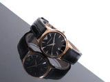 Emporio Armani Classic Black Dial Black Leather Strap Watch for Women - AR2445 Authentic Buy Shop Now