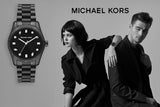 Michael Kors Lexington Lux Black Dial Black Steel Strap Watch For Women - MK7442 Authentic Buy Shop Now