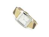 Burberry Nova Gold Tone Square Dial Leather Strap Watch for Women - BU1582 Authentic Buy Shop Now