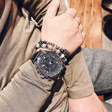 Guess Persuit Multifunction Black Dial Black Leather Strap Watch for Men - W0500G2 Authentic Buy Shop Now