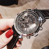Guess Persuit Multifunction Black Dial Black Leather Strap Watch for Men - W0500G2 Authentic Buy Shop Now