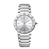 Bvlgari Bvlgari Lady Silver Dial Silver Steel Strap Watch for Women - BVLGARI103575 Authentic Buy Shop Now