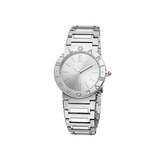 Bvlgari Bvlgari Lady Silver Dial Silver Steel Strap Watch for Women - BVLGARI103575 Authentic Buy Shop Now