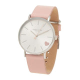 Coach Perry Silver Dial Pink Leather Strap Watch for Women - 14503516 Authentic Buy Shop Now