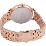 Coach Delancey White Dial Rose Gold Steel Strap Watch for Women - 14502262 Authentic Buy Shop Now