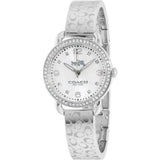 Coach Delancey White Dial Silver Steel Strap Watch for Women - 14502353 Authentic Buy Shop Now