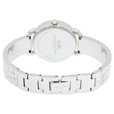 Coach Delancey White Dial Silver Steel Strap Watch for Women - 14502353 Authentic Buy Shop Now