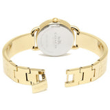 Coach Delancey Diamonds Silver Dial Gold Steel Strap Watch for Women - 14502354 Authentic Buy Shop Now